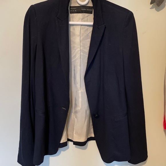 Navy Zara blazer - Picture 1 of 2